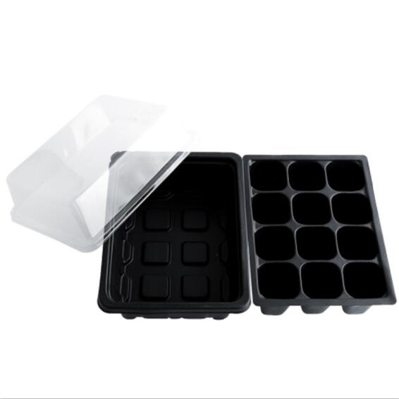 Small 12 Cells Seed Tray Plant Germination Kit Garden Seed Starting Tray with Dome