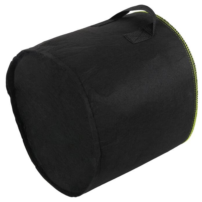 35 Gallon Grow Bags Black Felt Fabric Aeration Pots Container with Strap Handles for Nursery Garden and Planting Grow