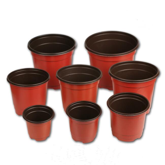 Round inexpensive and durable Plastic Seedlings Flower Plants Nursery Pots