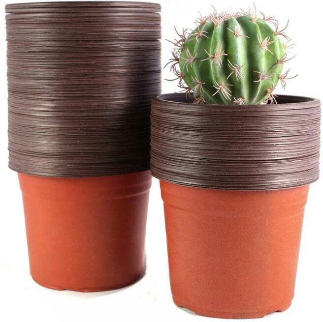 Round inexpensive and durable Plastic Seedlings Flower Plants Nursery Pots