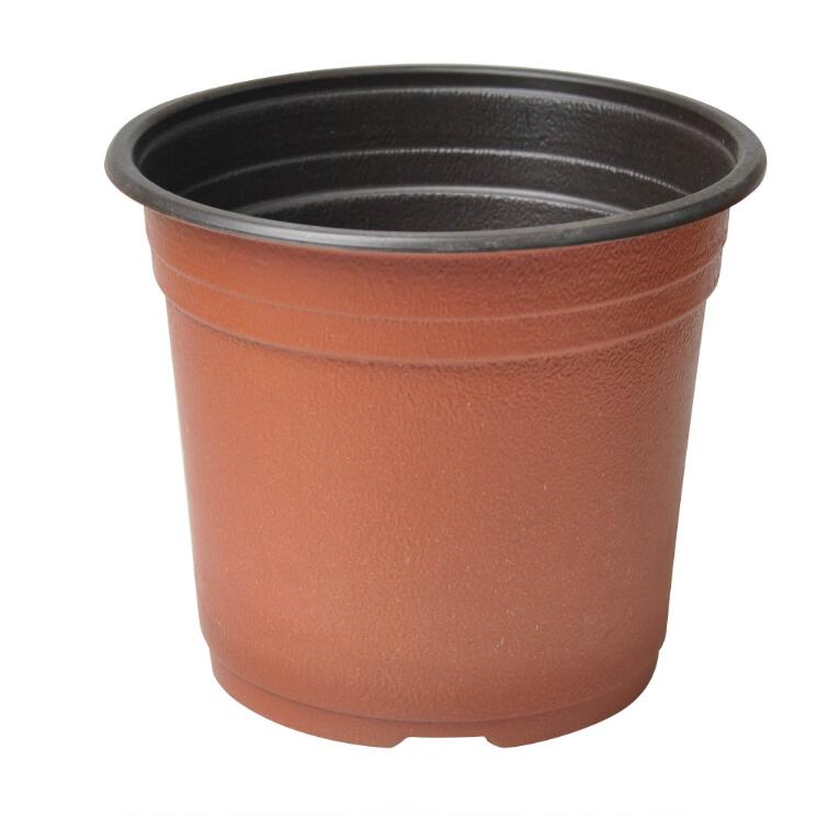 8 inch 21cm lightweight Round Plastic Planting Pots plant container manufacturers