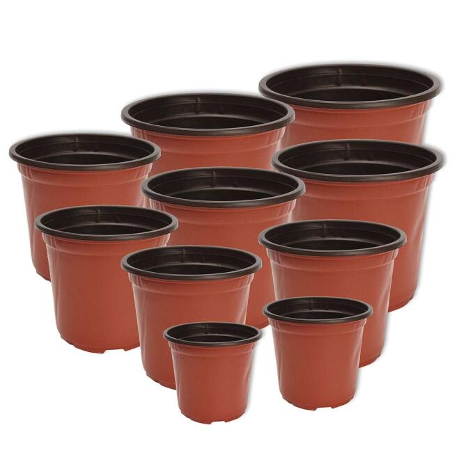 9 inch 23cm cheap Plastic Planting Pots planter container made in China