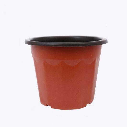 China factory big thickened strengthened ridge double color seed starter pot plant flower container