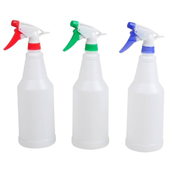 1000ml 32oz China factory cheap hand sprayer bottle with scale