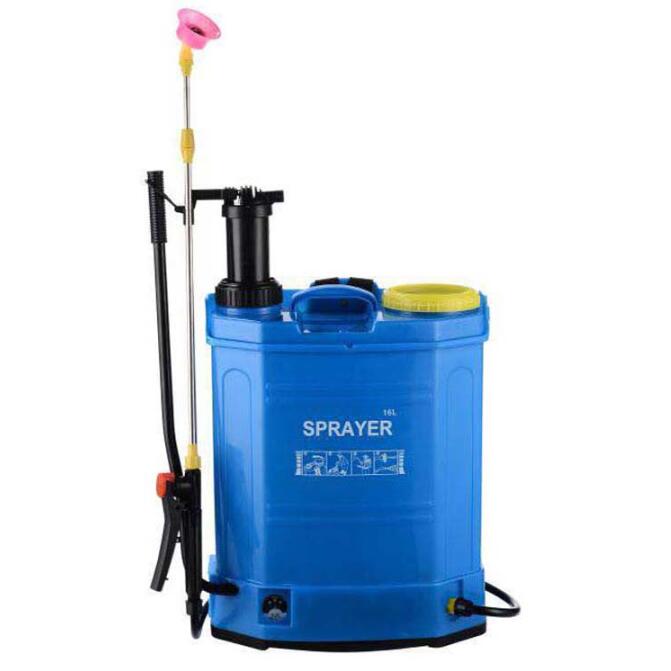 2 in 1 Battery Powered Backpack Sprayer Electric Pump Sprayer with Four Nozzles for Garden Lawn